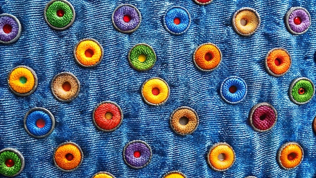 detail výšivky na látke